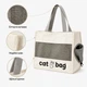 Сумка-переноска для котів і маленьких собак CAT BAG, бежева - зображення 5