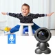 Поворотна відеокамера від USB 360° Q1, Чорна / Цифрова відеоняня з мікрофоном / Дротова камера спостереження для дітей та тварин - зображення 5