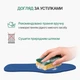 Амортизационные стельки для обуви из Poron под основную стельку 43р. (28см), синие, S-61 №6 - изображение 8