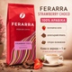 Зерновой кофе Ferarra Strawberry Choco 1 кг кофе в зернах клубника шоколад арабика кофейные зерна ароматизированная десертная смесь бразильская индийская средняя обжарка ванильное послевкусие - изображение 1