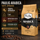 Кава Paulig Arabica зернова 1000 г 100% арабіка кава в зернах для кавомашини еспресо чорного напою міцний аромат насичений смак горіхово фруктові відтінки - зображення 2