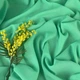 Ткань шифон креш 80 гр/м2 150 см IDEIA полупрозрачная, нежная, з легким блеском для блуз, платьев, декора, аксессуаров салат м.п. - изображение 6