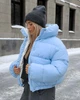 Пуховик жіночий короткий трендовий X-Woyz LS-8972-11 59377 M блакитний - зображення 1
