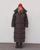 Пуховик жіночий довгий X-Woyz LS-8969-26 58131 XS коричневий - изображение 2