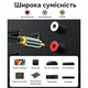 Коаксиальный аудиокабель RCA Vention 8 м 2 штекера 75 Ом двойное экранирование алюминиевой фольгой и оплеткой из луженой меди посеребренная медь OFC 4N зеленый (BCTGK) - изображение 3