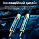 Аудиокабель RCA Vention 8 м 2 штекера на 2 штекера посеребренная бескислородная медь 4N хлопковая оплетка зеленый (BCUGK) - изображение 9