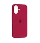 Чехол для iPhone 16 силиконовый Soft-touch Silicone Case Full Size (AA) Rose Red - изображение 1