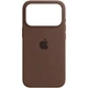 Чехол для iPhone 17 Pro силиконовый Soft-touch Silicone Case Full Size (AA) Brown - изображение 1