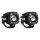 Светодиодные двухцветные линзы для мотоцикла Carlamp 20W 1500 1700Lm 3500 4500K 2шт (MT20-2) - изображение 1
