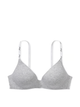 Бесшовный бюстгальтер без пуш-ап серого цвета VICTORIA'S SECRET PINK р. 75D/34D арт. 30474 - изображение 3