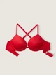 Бюстгальтер с супер пуш-ап красного цвета с камушками на бретелях VICTORIA'S SECRET PINK р 80А/36А арт. 30502 - изображение 2