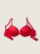 Бюстгальтер с супер пуш-ап красного цвета с камушками на бретелях VICTORIA'S SECRET PINK р 80А/36А арт. 30502 - изображение 3