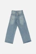 Джинсы wide leg для девочки 140 цвет синий YUKI ЦБ-00297963 - изображение 3