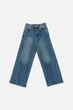 Джинсы wide leg для девочки 128 цвет синий YUKI ЦБ-00297971 - изображение 1