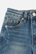 Джинсы wide leg для девочки 128 цвет синий YUKI ЦБ-00297971 - изображение 2