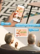 Цифровая фоторамка Frameo 10.1" 32Gb встроенной памяти с сенсорным управлением WiFi рамка для фото, сенсорный экран 1280x800 HD, фотоальбом, белая - изображение 8