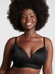 Бесшовный бюстгальтер без пуш-ап черного цвета VICTORIA'S SECRET PINK р. 75D/34D арт. 30483 - изображение 1