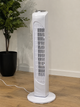 Напольный вентилятор Domotec White-Grey 3 скорости, колонная модель с электронным управлением для комнаты - изображение 8