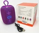 Портативна Bluetooth колонка T&G TG-658 бездротова акустика Bluetooth 5.3 8Вт USB TF карта AUX FM радіо світлодіодна підсвітка акумулятор 1200 мАг вбудований мікрофон для смартфона планшета ноутбука переносна колонка рожева - изображение 7