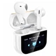 Беспроводные наушники HOCO EW89 Kissa TWS с сенсорным экраном на кейсе Bluetooth 5.4 и микрофоном Белые - изображение 6