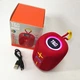 Портативна Bluetooth колонка T&G TG-658 бездротова акустика Bluetooth 5.3 8Вт USB TF карта AUX FM радіо світлодіодна підсвітка акумулятор 1200 мАг вбудований мікрофон для смартфона планшета ноутбука переносна колонка червона - изображение 3