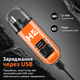 Триммер аккумуляторный для носа и ушей HIENA B001 с цифровым дисплеем USB 3W Orange (3_08551) - изображение 4