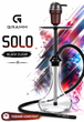 Кальян Gramm Solo Black Clear Комплект 57 см Грам Соло Черный Нержавеющая сталь Полиэциталь с прозрачной колбой - изображение 1