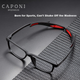 Спортивные очки CAPONI для мужчин с близорукостью, профессиональные защитные очки для баскетбола и футбола, защита глаз от синего света, сверхлегкая оправа для велоспорта на открытом воздухе. - изображение 2