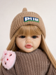 Реалістична Кукла Реборн 55 см повністю вінілова Doll Reborn Baby К0100305 - зображення 2
