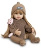 Реалістична Кукла Реборн 55 см повністю вінілова Doll Reborn Baby К0100305 - зображення 4