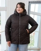 Женская демисезонная куртка с капюшоном MODA 100161 66 Шоколадный ( M - 100161 /2 R ) - изображение 1