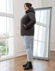 Женская демисезонная куртка с капюшоном MODA 100161 66 Шоколадный ( M - 100161 /2 R ) - изображение 3