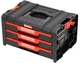 Skrzynka narzędziowa Qbrick System PRO Drawer 3 Basic 18" 450 x 310 x 244 mm (SKRQPROD3B2CZAPG003) (5901238257455) - obraz 2