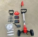 Тример акумуляторний Bosch Easy 23-045 48 В 6 А·год для трави електрокоса 12000 об хв садова коса телескопічна ніж 148 мм косарка бездротова фреза 150 мм пластикові ножі 136 мм для газону бур'янів кущів молодих пагонів саду дачі з 2 АКБ - зображення 7