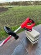 Газонокосарка акумуляторна BOSCH EASY 23-045 24 В 6 А·год з колесами тример для трави 800 Вт електрокоса 8000 об хв садова косарка телескопічна 92-122 см ніж бездротовий інструмент для газону бур'янів саду дачі з 2 АКБ диском ножами - зображення 3