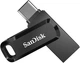 Флеш-накопитель SanDisk Ultra Dual Go USB Type-C и USB-A 32 ГБ USB 3.2 Gen 1 до 150 МБ/с Чёрный (SDDDC3-032G-G46) - изображение 1