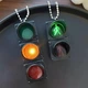 Набор брелоков светофоров 2 штуки аксессуары с колровым LED-подсветкой - изображение 3