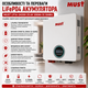 Гібридний інвертор MUST PV18-4024ECO 4 кВт + 2 акумулятори MUST LiFePO4 LP16-24200 5.12 кВт·год (COPY) - зображення 2