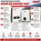 Гібридний інвертор MUST PV18-4024ECO 4 кВт + акумулятор MUST LiFePO4 LP16-24200 5.12 кВт·год - зображення 4