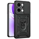 Чехол Fiji Camera Defence для Realme P4 Power (RMX5107) бампер с защитой камеры и подставкой Black - изображение 1