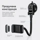 Тримач для смартфона на присоску гнучкий MadeInFuture ML-241 Black (MIF91917) - зображення 3