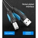 Кабель для принтера USB 2.0 AM/BM 2.0m black Vention (VAS-A16-B200) (355921) - зображення 4
