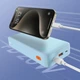 Повербанк Baseus Airpow Powerbank 20W 20000mAh QC PD Blue (P10022804313-00) - изображение 5