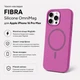 Чехол для смартфона Apple iPhone 16 Pro Max BeCover FIBRA Silicone OmniMag Purple (BC_716240) - изображение 3
