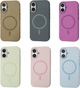 Чохол для смартфона Apple iPhone 16 BeCover FIBRA Silicone OmniMag Brown (BC_716224) - зображення 5