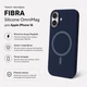 Чехол для смартфона Apple iPhone 16 BeCover FIBRA Silicone OmniMag Deep Blue (BC_716226) - изображение 3