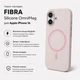 Чехол для смартфона Apple iPhone 16 BeCover FIBRA Silicone OmniMag Light Pink (BC_716229) - изображение 3