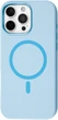 Чохол для смартфона Apple iPhone 16 Pro Max BeCover FIBRA Silicone OmniMag Light Blue (BC_716237) - зображення 1