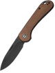 Ніж складаний Civivi Elementum Slip Joint Guibourtia Wood C18062AJ-3 з дерев’яною рукояткою (724065713728) - зображення 1