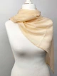 Шарф шовковий SunEarly (бежевий) 160х30см - зображення 3